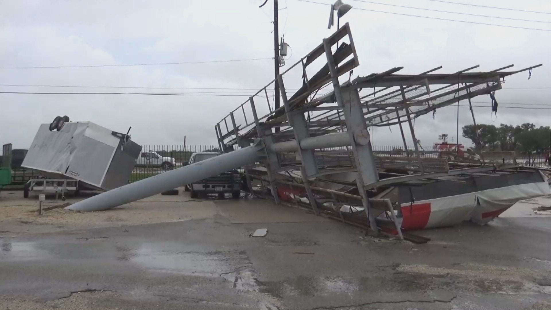Photos Possible tornado damage in Katy area